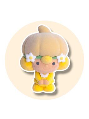 Strawberry Shortcake Flocked Action Figure Toy: Lemon Meringue, 2.5 in.